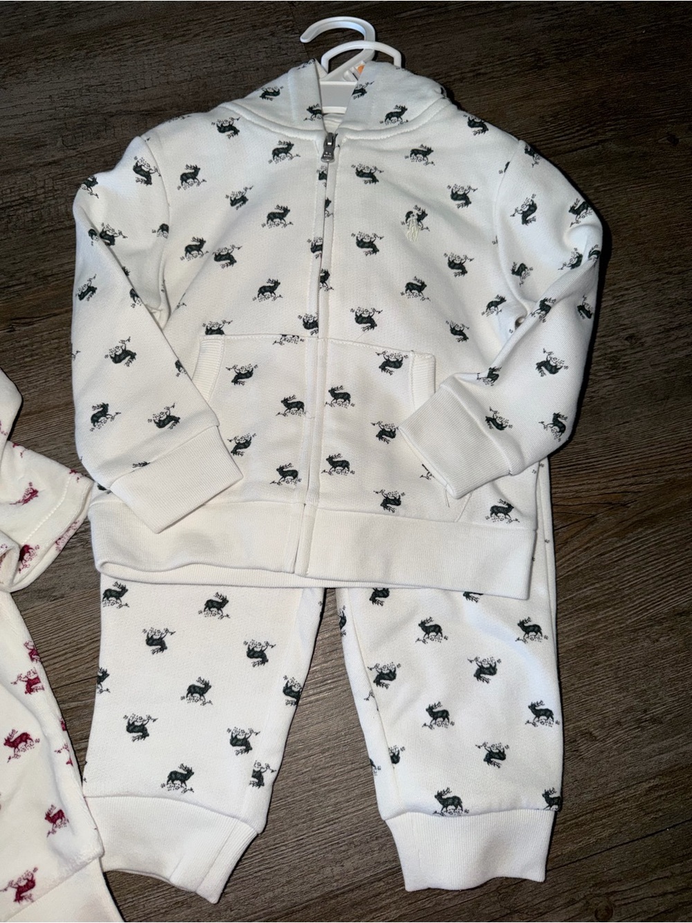 Polo by Ralph Lauren Baby Boys Elk Fleece Full-Zip Hoodie & Pant Set 12 month
